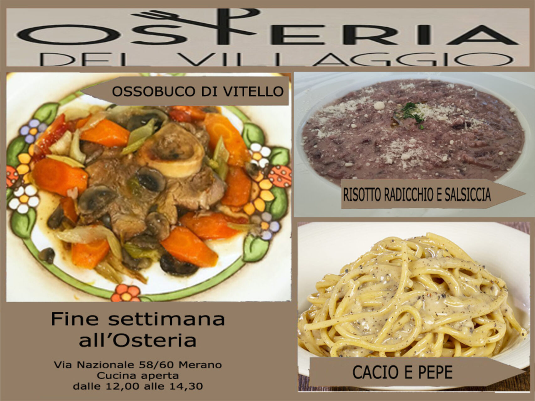 Weekend all'Osteria
