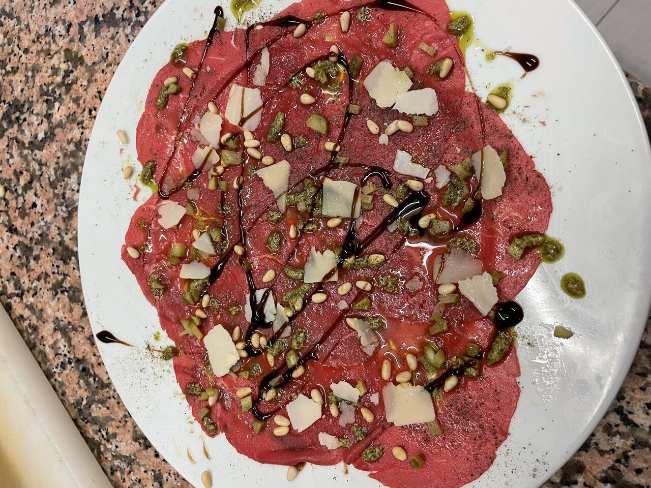 Carpaccio de bœuf