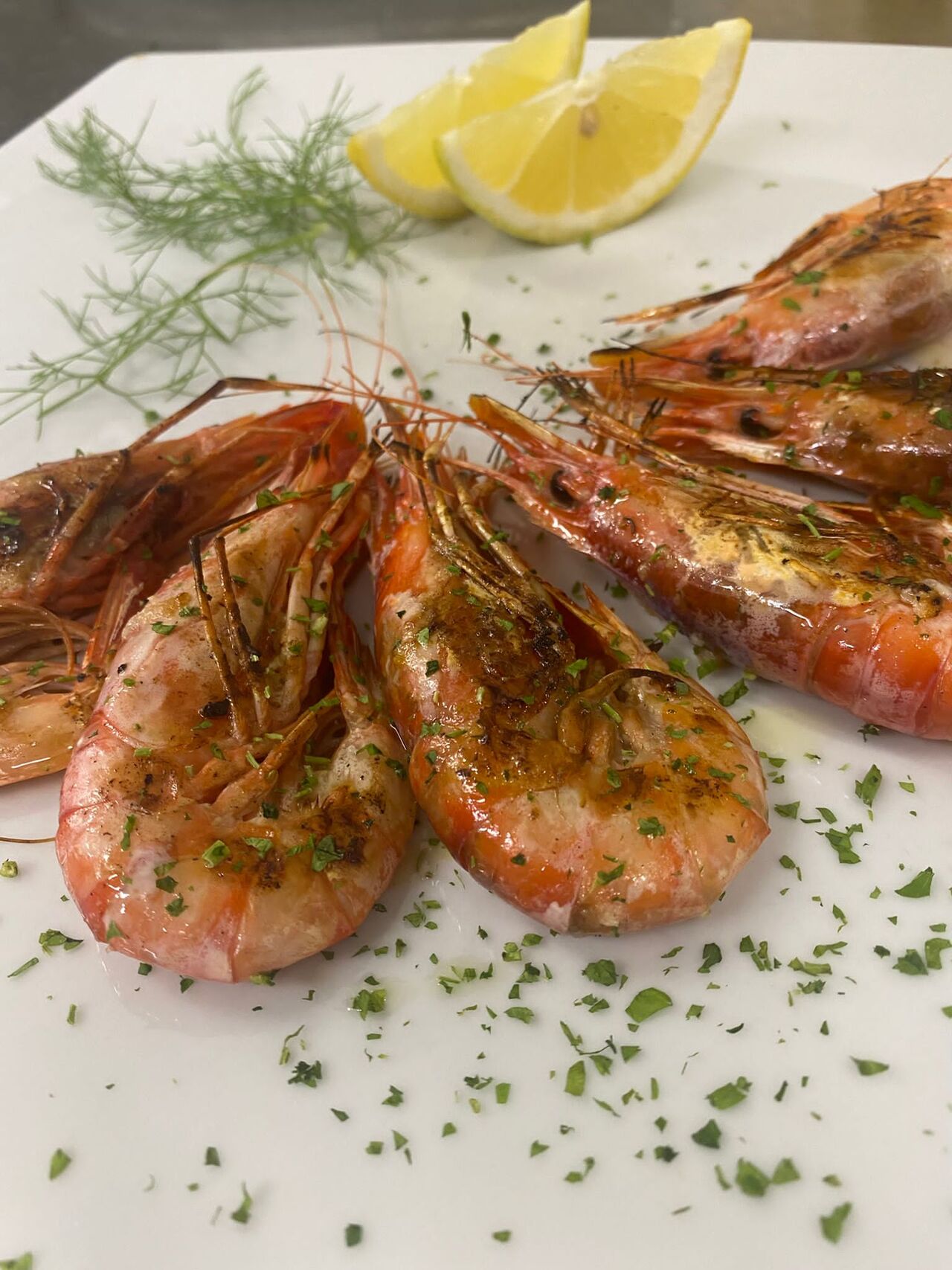 Gamberoni alla griglia