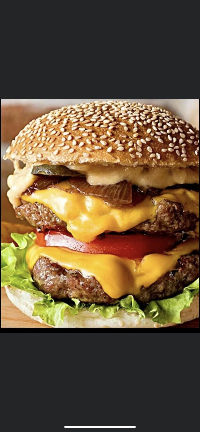 Délicieux double cheese seul ou en formule (frites+ boisson)