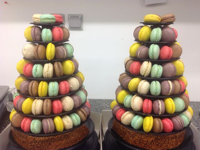 pyramides de macarons