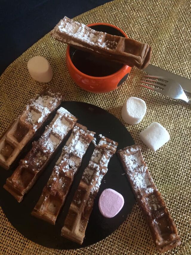 Les fingers de gaufres au chocolat