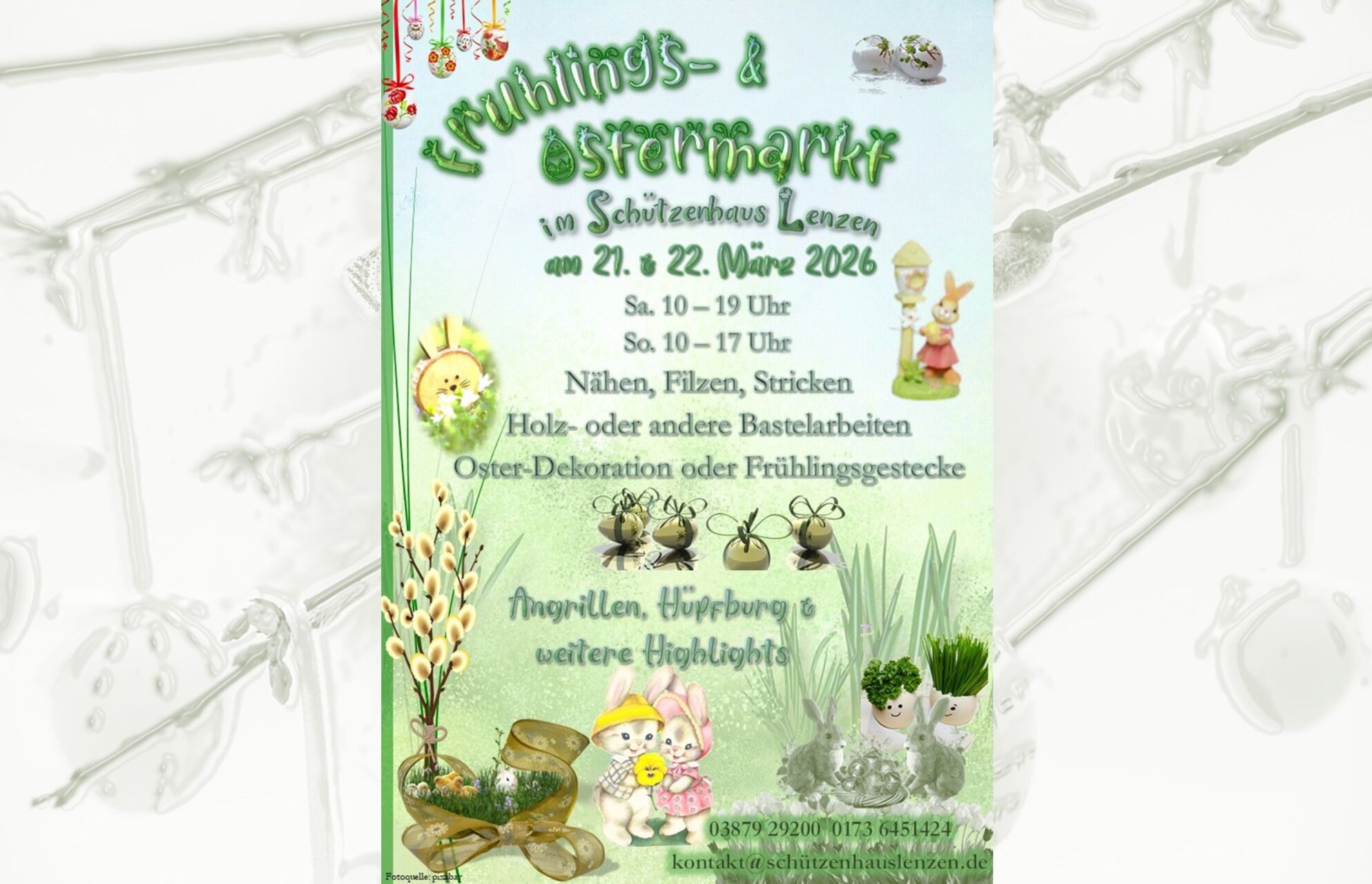 21. + 22.03.2026 - Frühlings- und Ostermarkt