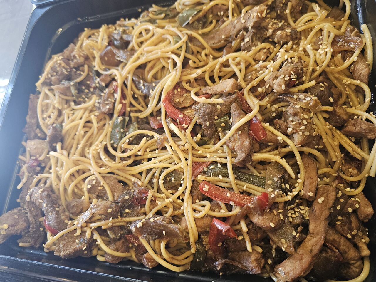 Espaguetis tailandes