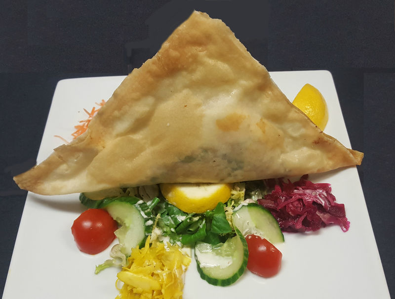 feuilleté de brik à l'oeuf