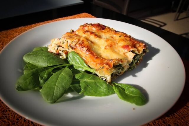 Lasagnes Epinards ricotta 