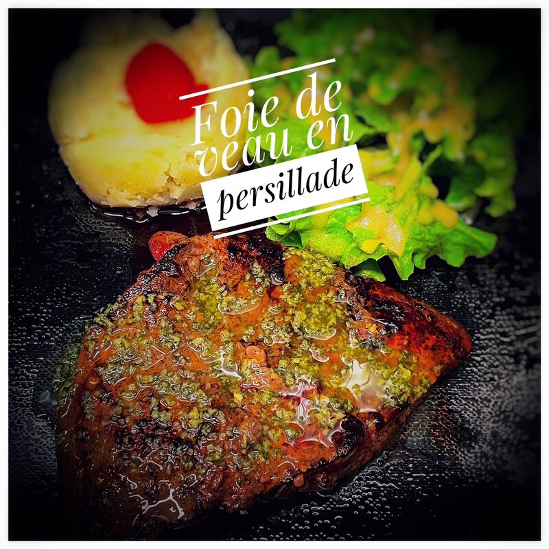 Foie de veau en persillade 