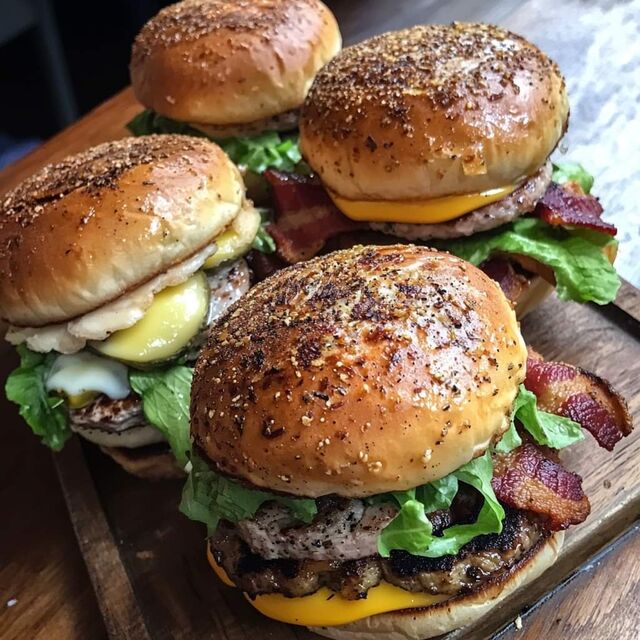 Burger à la raclette des aillons , oignons confit 