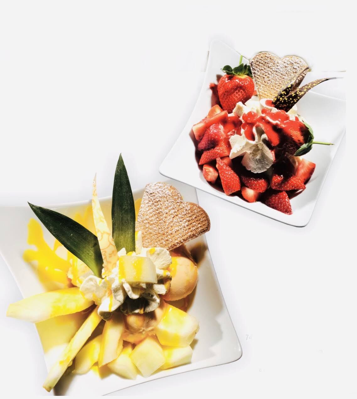 Frucht Eisbecher