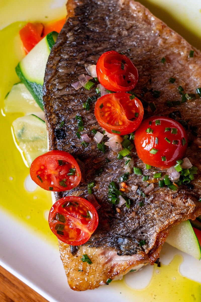 Filet de bar sauce vierge 