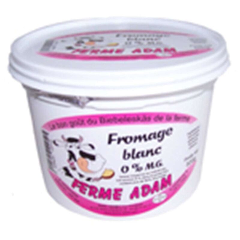 Fromage blanc 0% Ferme Adam - 500gr - 1,79€