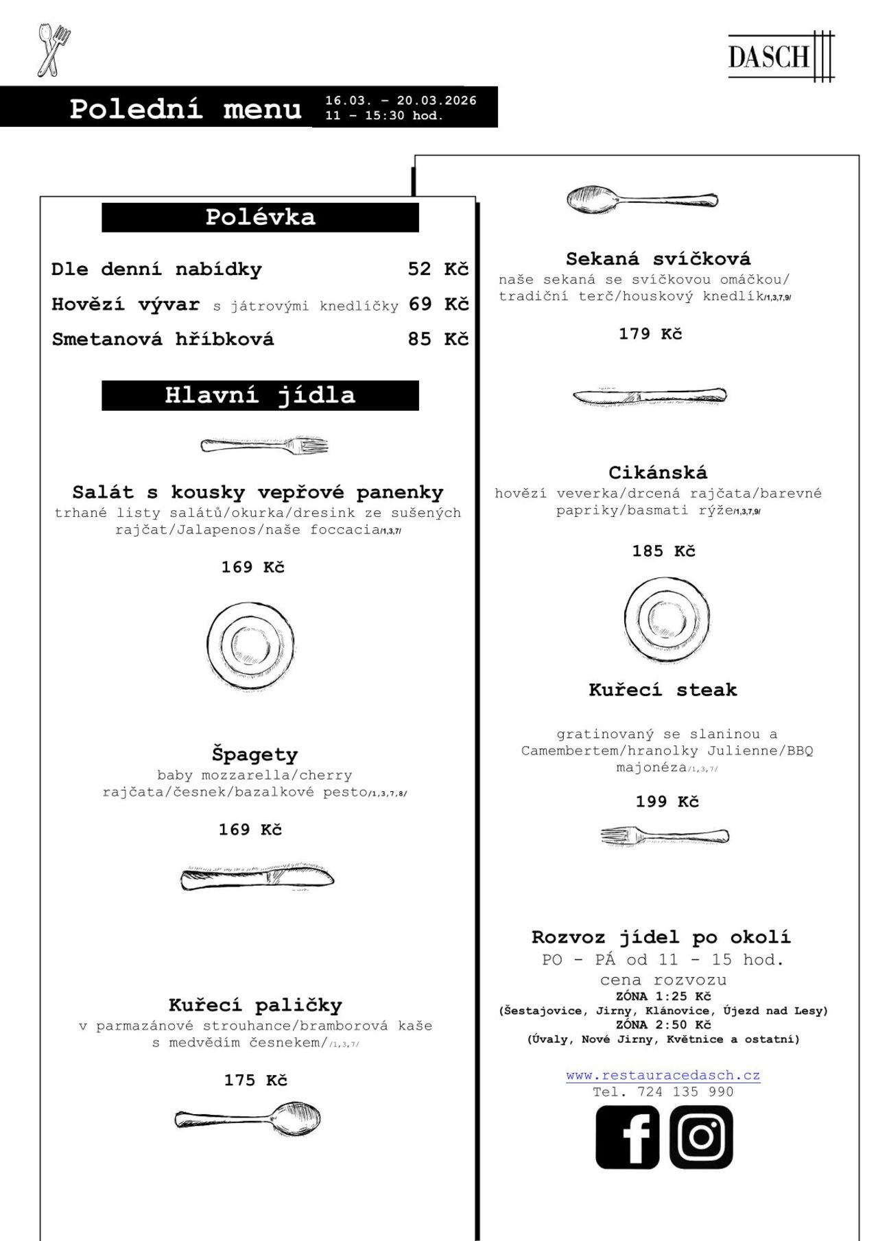 Polední menu