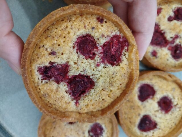 Fond de tartelette framboise