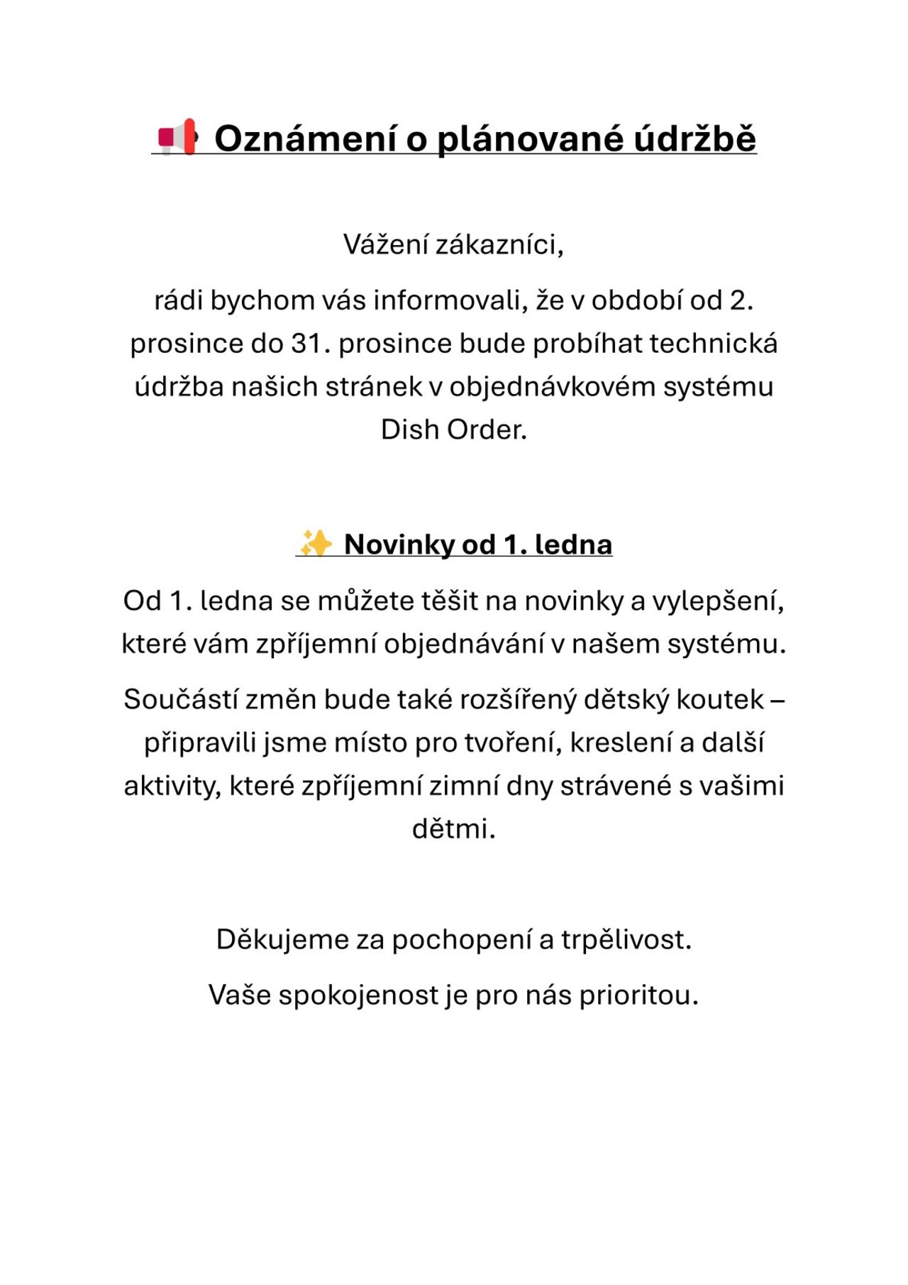 Informační sdělení