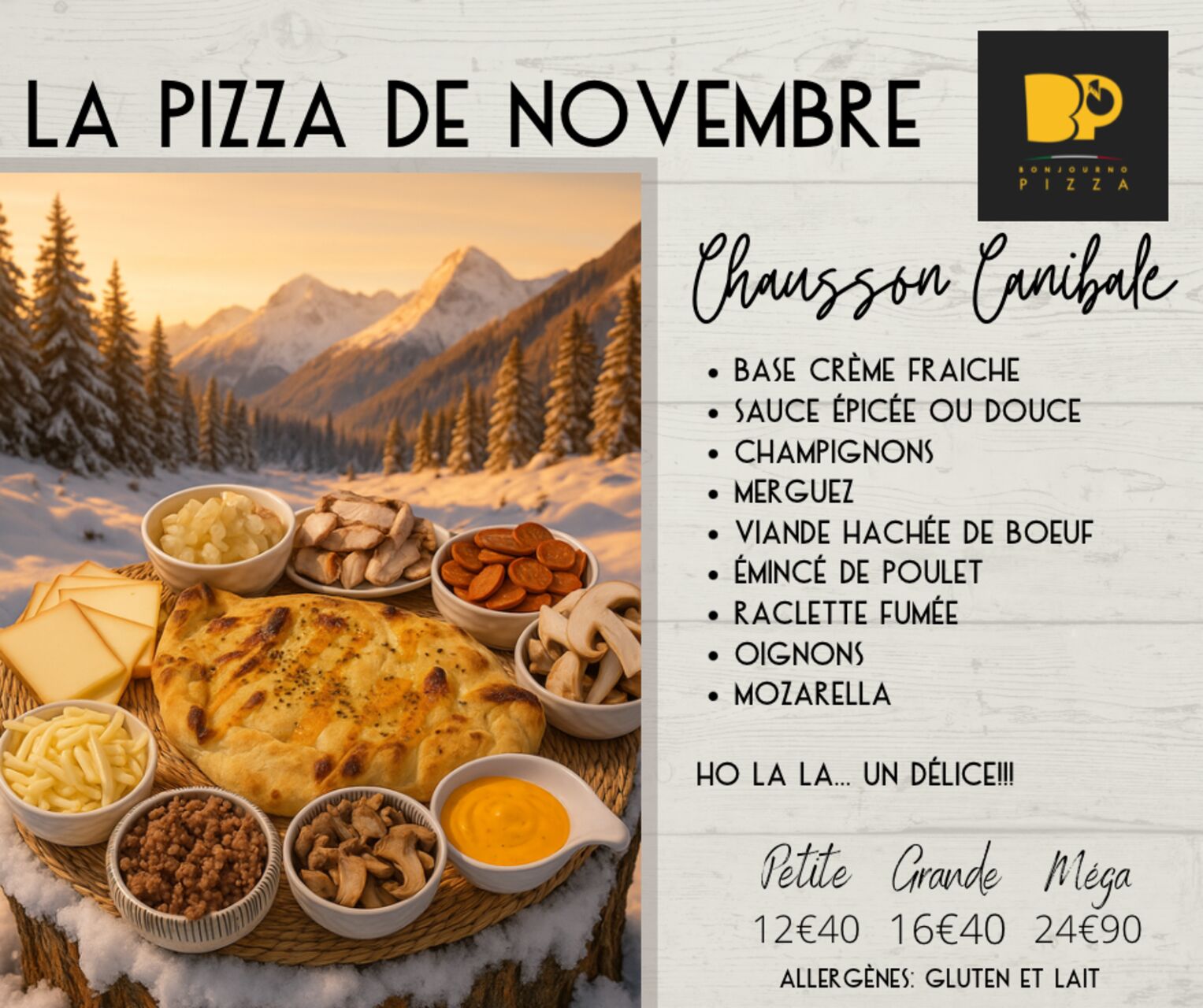 La pizza de novembre