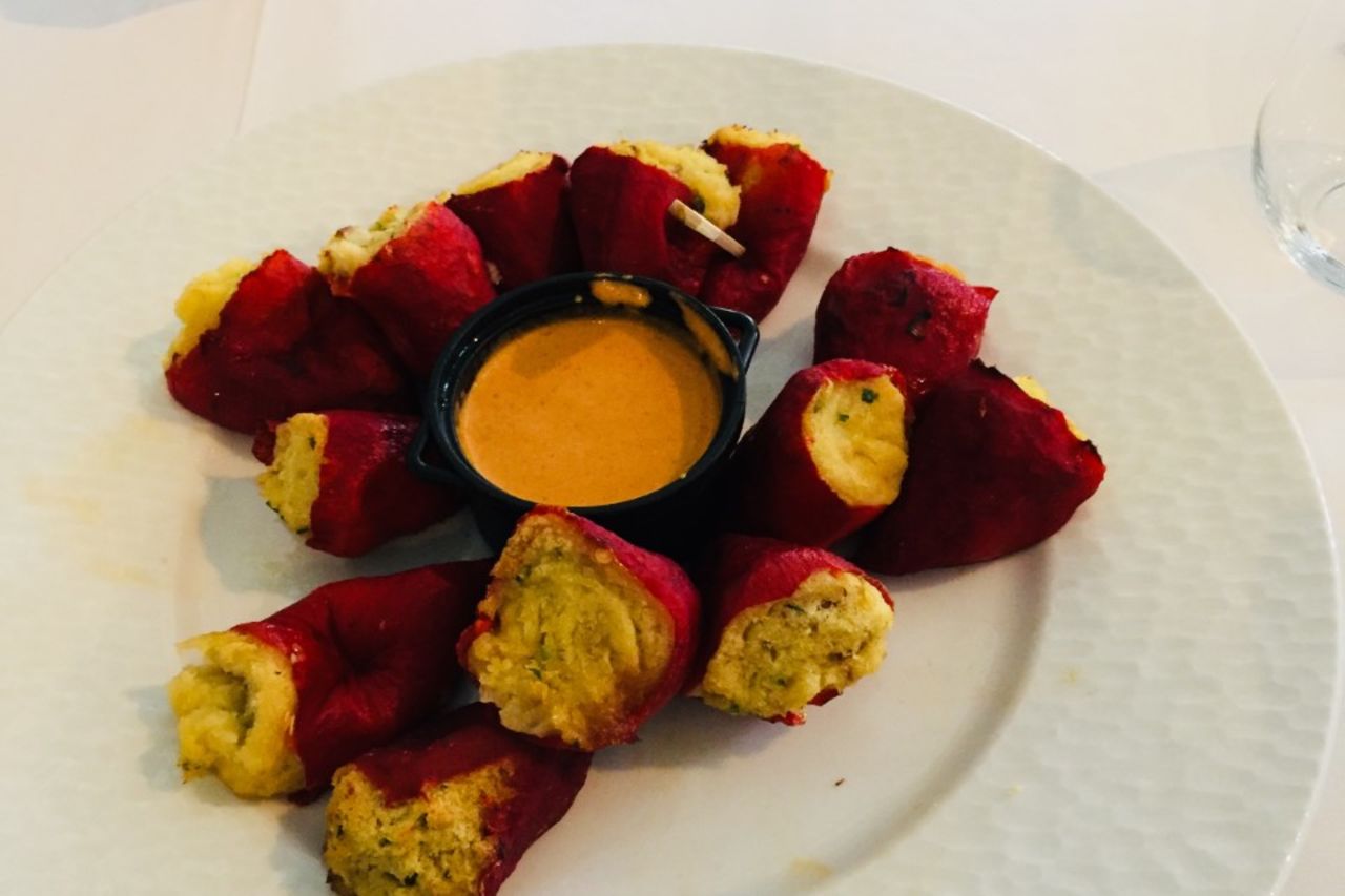 Péquillos farcis à la Morue et sa crème