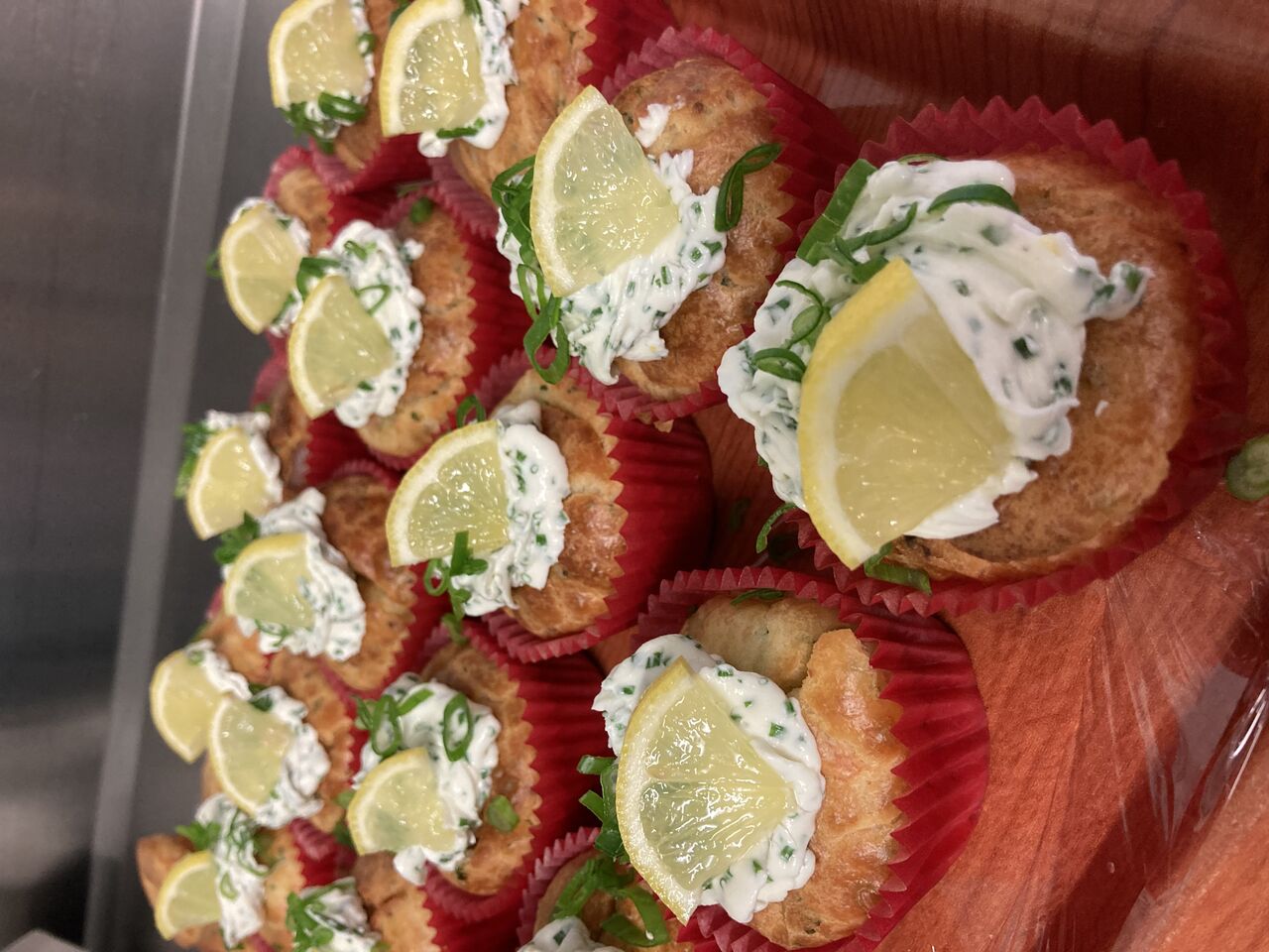 cupcakes au saumon fumé maison