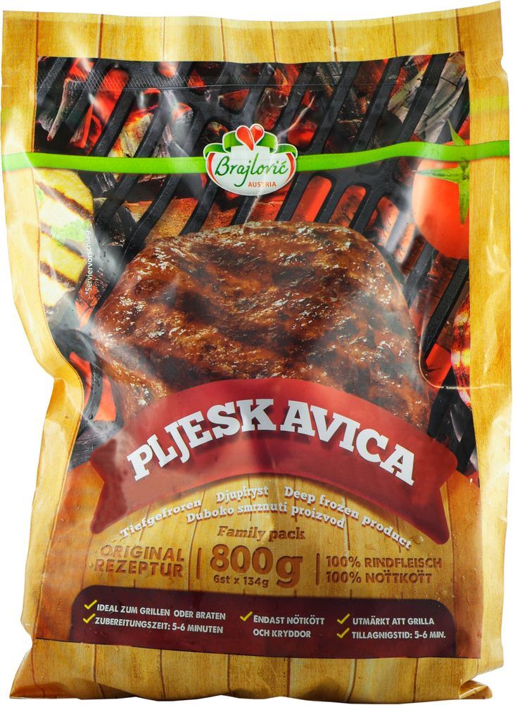 PLJESKAVICE GOVEDE BRAJLOVIC 800G