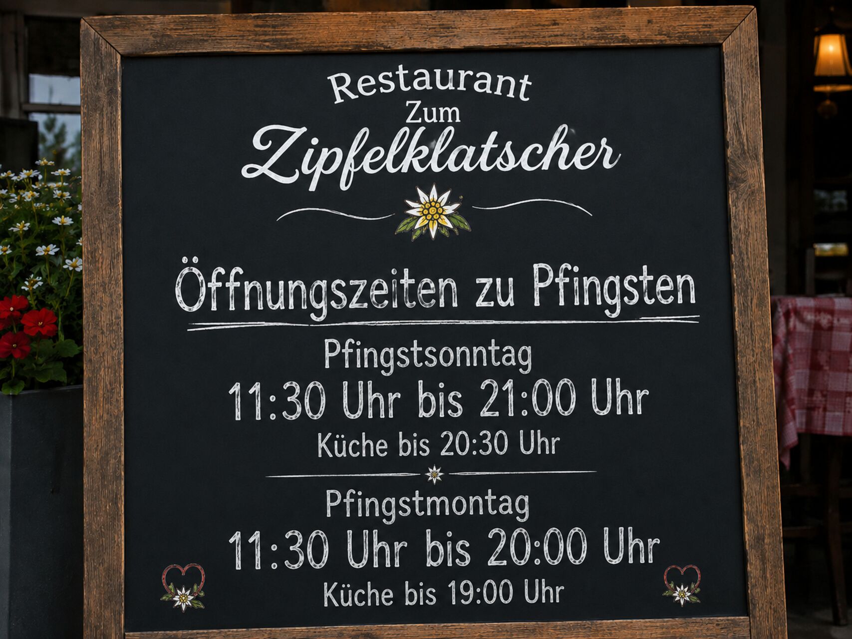 Öffnungszeiten Pfingsten