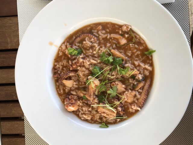 Arroz de polvo à Dom Pedro