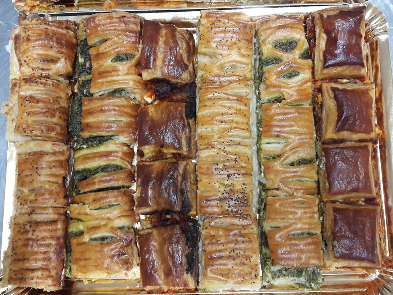 Surtido de hojaldre para eventos