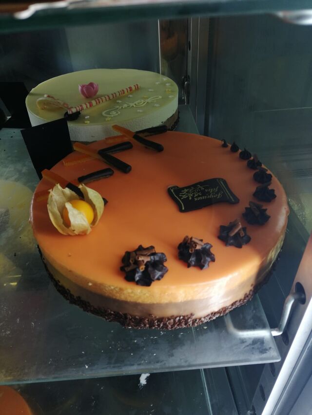 Entremet chocolat-orange