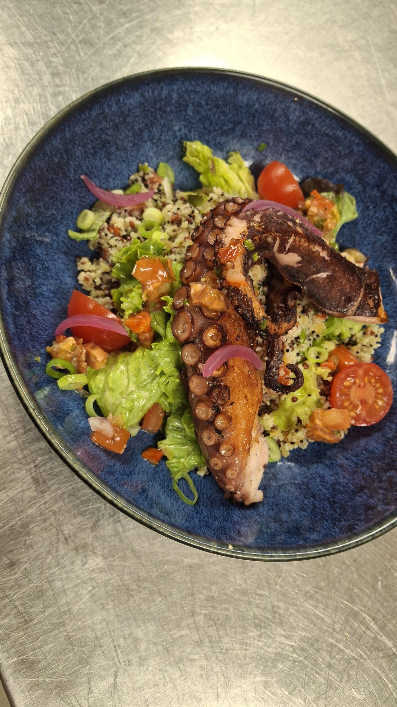 Poulpe grillé