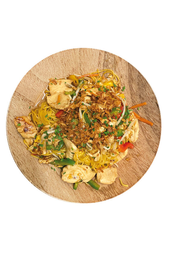 Nouilles thaï au poulet 