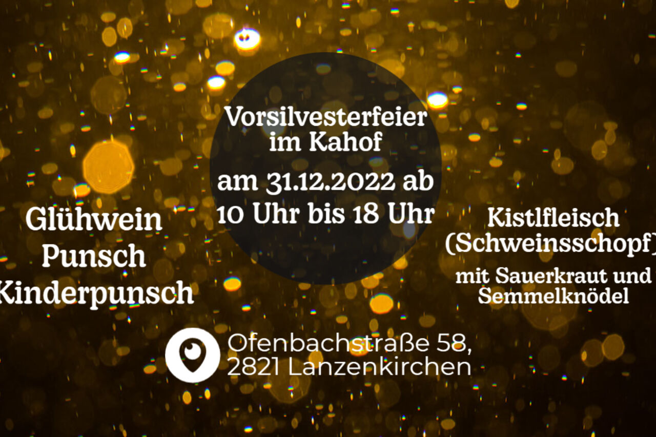 Vorsilvesterfeier