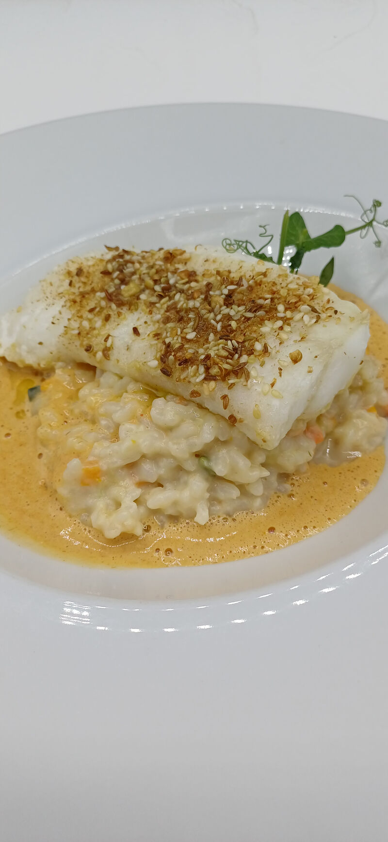 Pavé de brosme à la Dukkha...