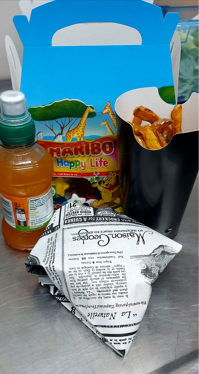 Menu enfant plus une petite surprise 