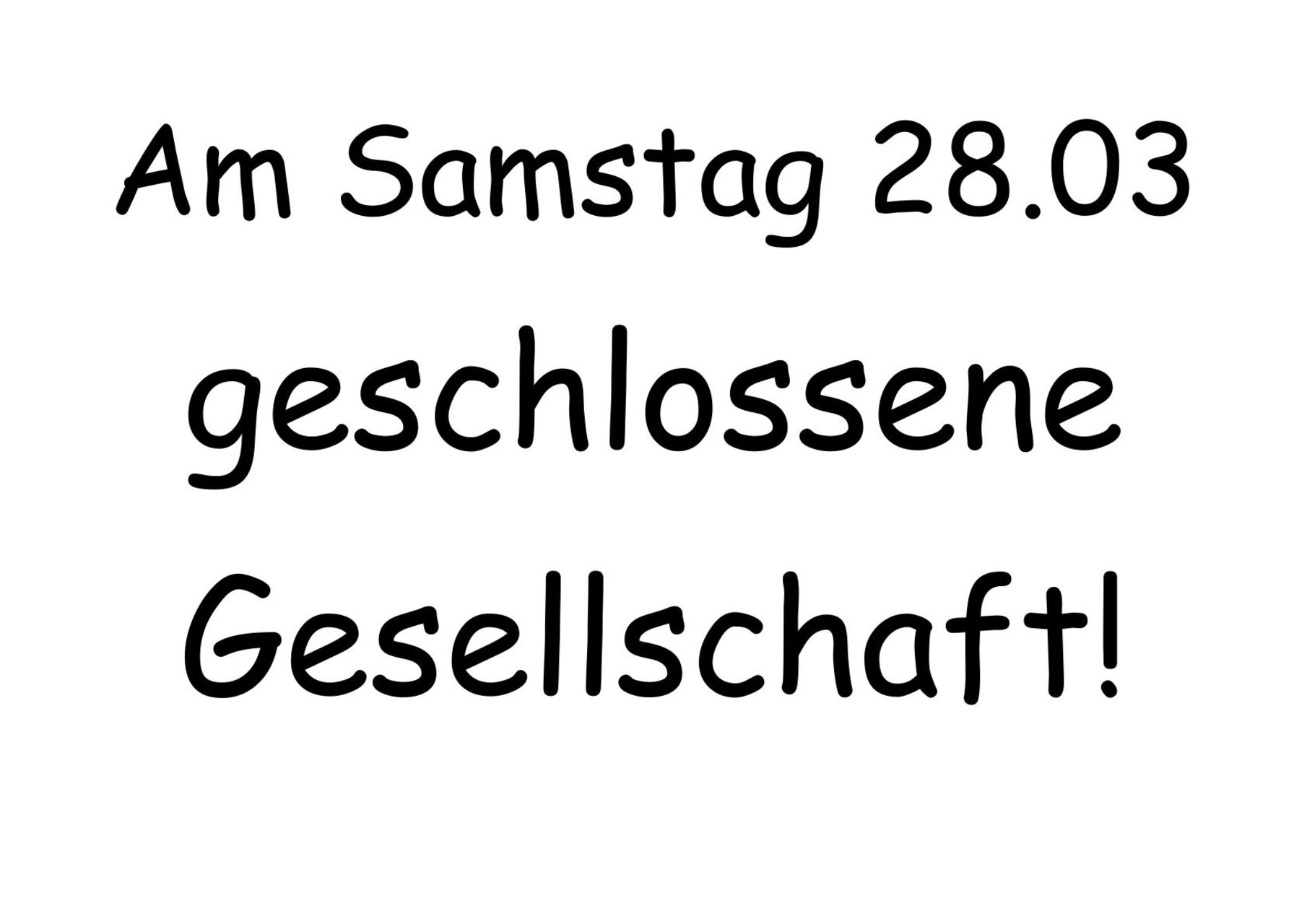 Geschlossene Gesellschaft