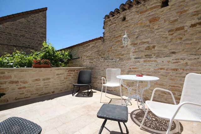 Terrasse privée de la chambre Folatiere