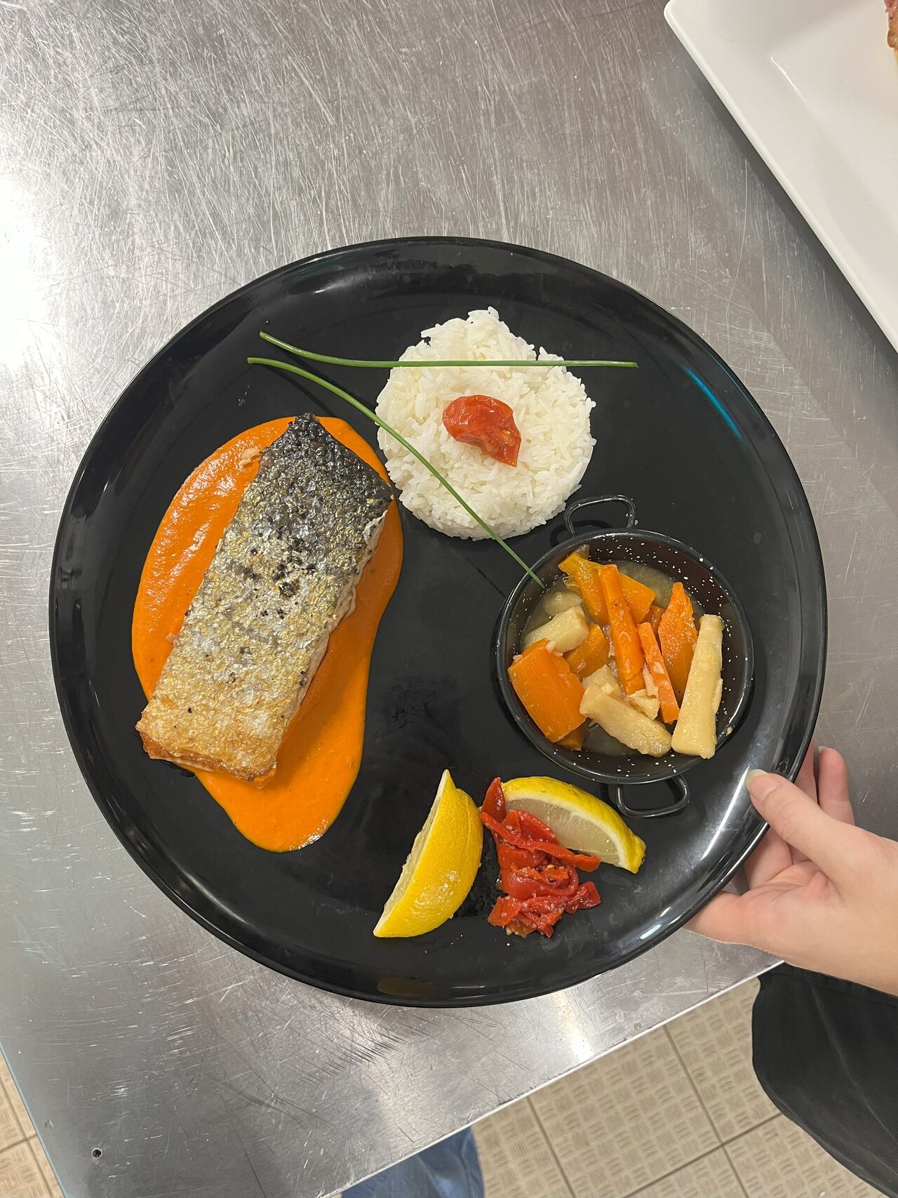 Saumon à la plancha