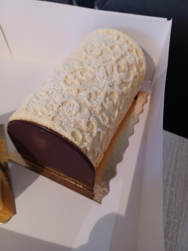 Bûche de Noel façon opéra café