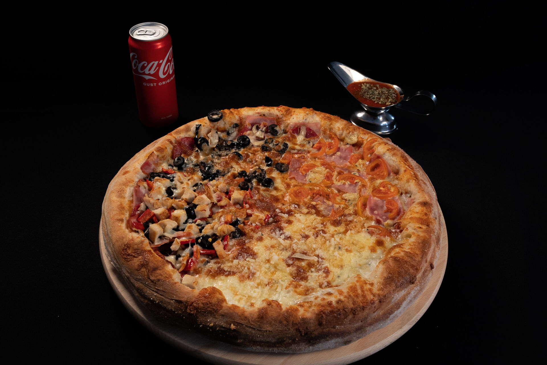 4 arome într-o singură pizza!