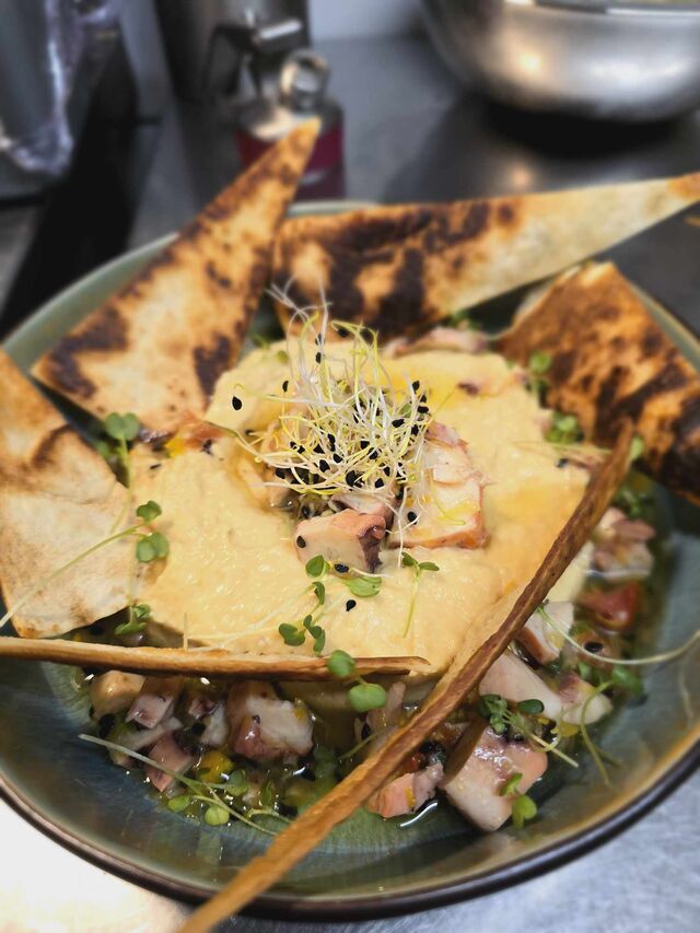 Salade d'Encornets aux agrumes 