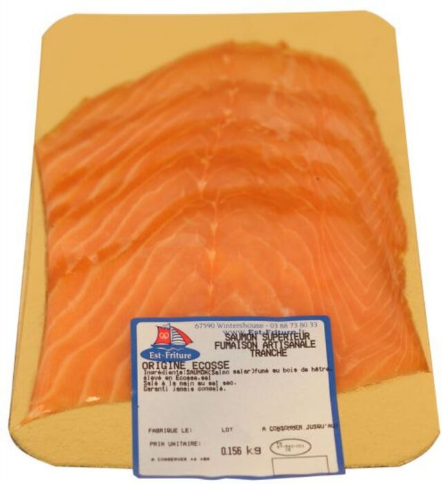 Filets de saumon écossais fumés à l'ancienne - 100gr - 5,83€