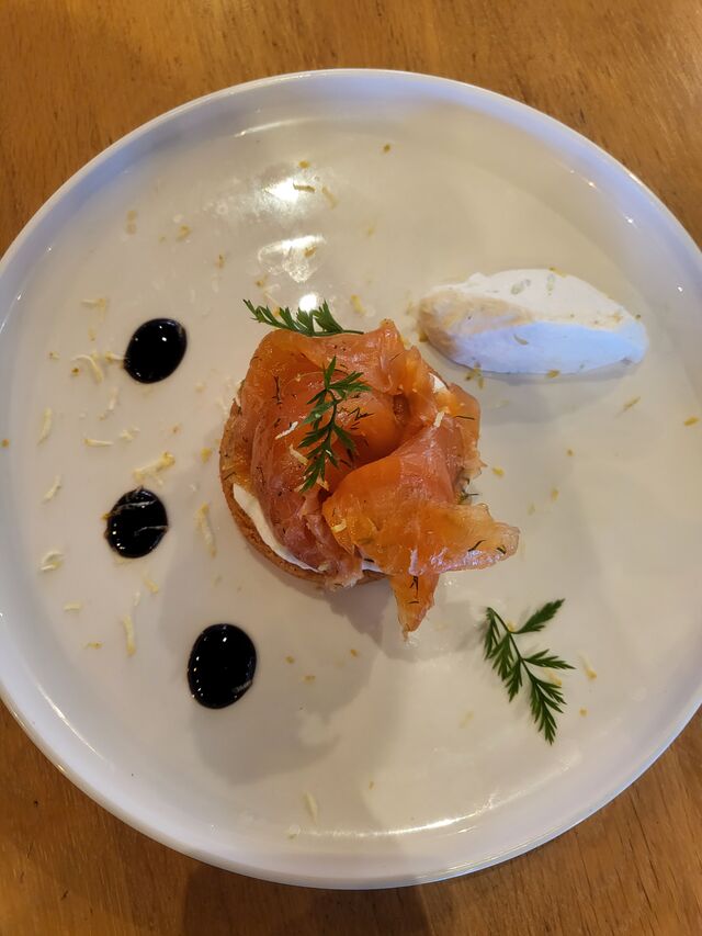 Gravlax de saumon