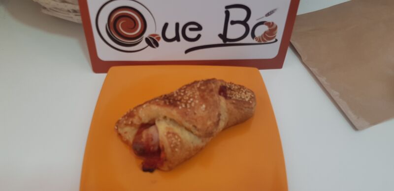 Pañuelo franfurt y bacon 1,50€