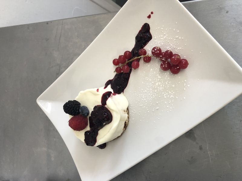 Cheesecake aux fruits rouges