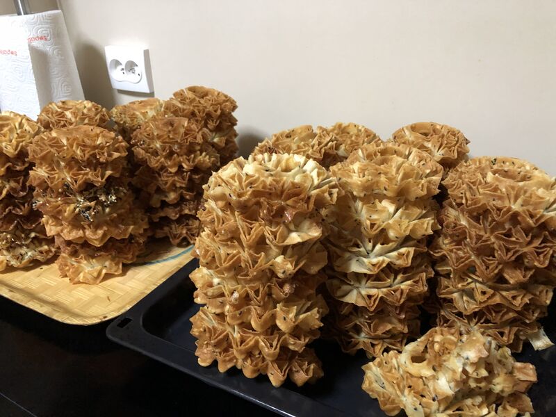 Gâteaux fleur lotus