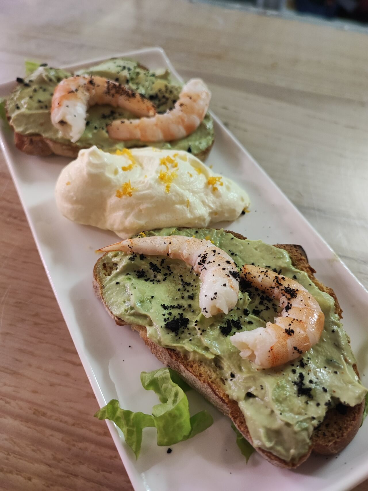 Bruschetta terre & mer