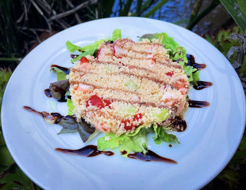 Taboulé aux crevettes