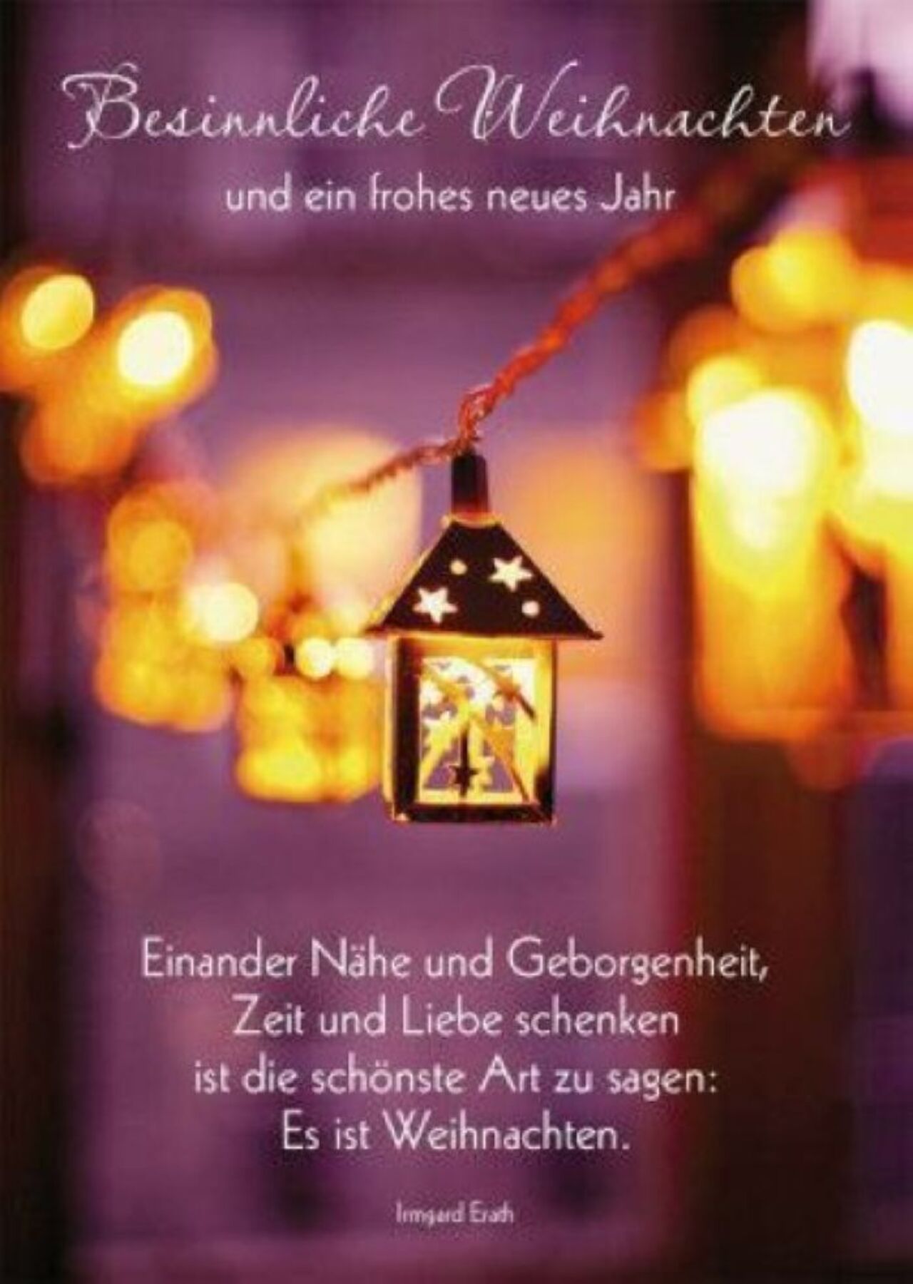 Frohe Weihnachten und kommt gut rein ins Neue