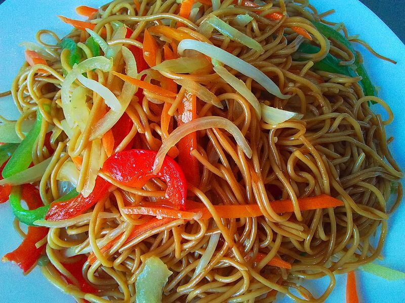 Nouille sautes aux légumes 