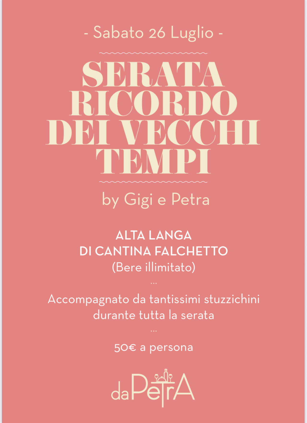 Serata vecchi ricordi