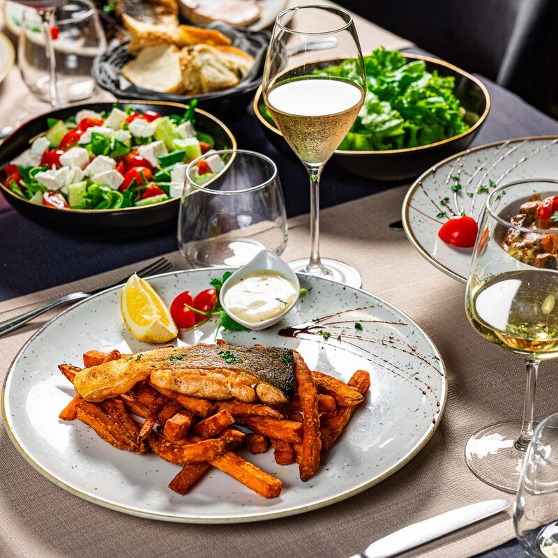 Losos na žaru sa batatom