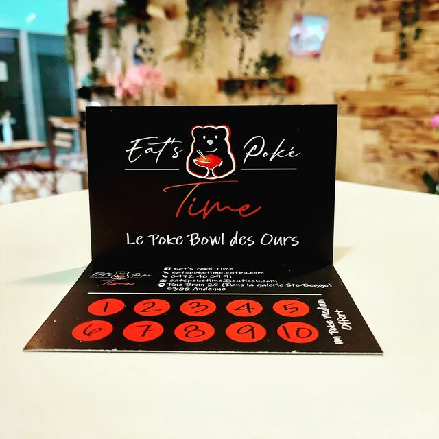 Notre carte de fidélité