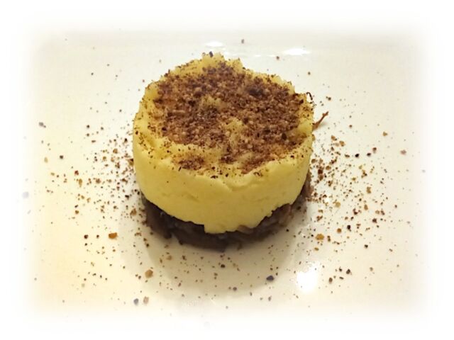 Parmentier de canard (pommes de terre & chapelure bio)